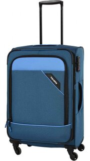 Средний чемодан на 4-х колесах 69/79 л Travelite Derby, синий
